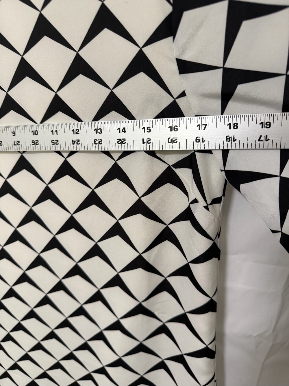 J. Crew Black and White Geometric Dress - Picture 3 of 5